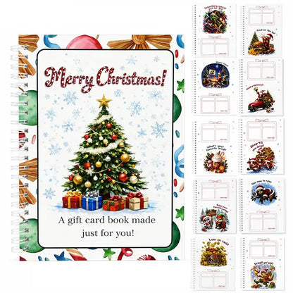 🎄🎁Christmas Sale 70% OFF!🎅DIY Spiral-Bound Christmas Gift Card Album with Surprise Pages👍
