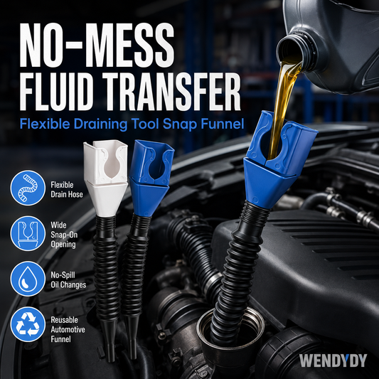 💥Cumpără 1 și primești 4 gratis 🔧💧 Pâlnie Flexibilă de Scurgere cu Fixare prin Clic | Transfer Fără Murdărie & Accesoriu de Bucătărie Care Economisește Spațiu 🍳✨