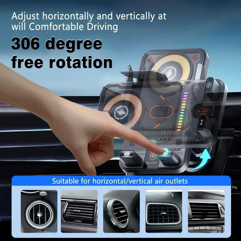 ⏰️Time-Limited 35%OFF！📱New Wireless Fast Charging Car Mount