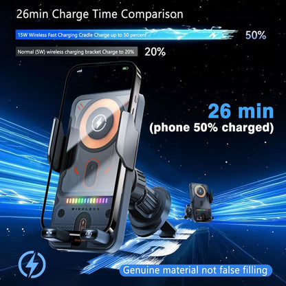 ⏰️Time-Limited 35%OFF！📱New Wireless Fast Charging Car Mount