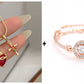 🌹✨ Pandantiv Cruciulită cu Trandafir și Inimă Roșie – Un Cadou Perfect! 💖🎁