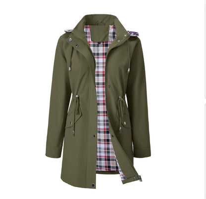 🔧Adjustable Details, Comfort & Practicality🧥 Women's Adjustable Windproof Jacket – Cinched Waist, Elastic Cuffs & Hidden Pockets | Perfect for Daily Commute, Travel & Outdoors, Snug & Free ✨