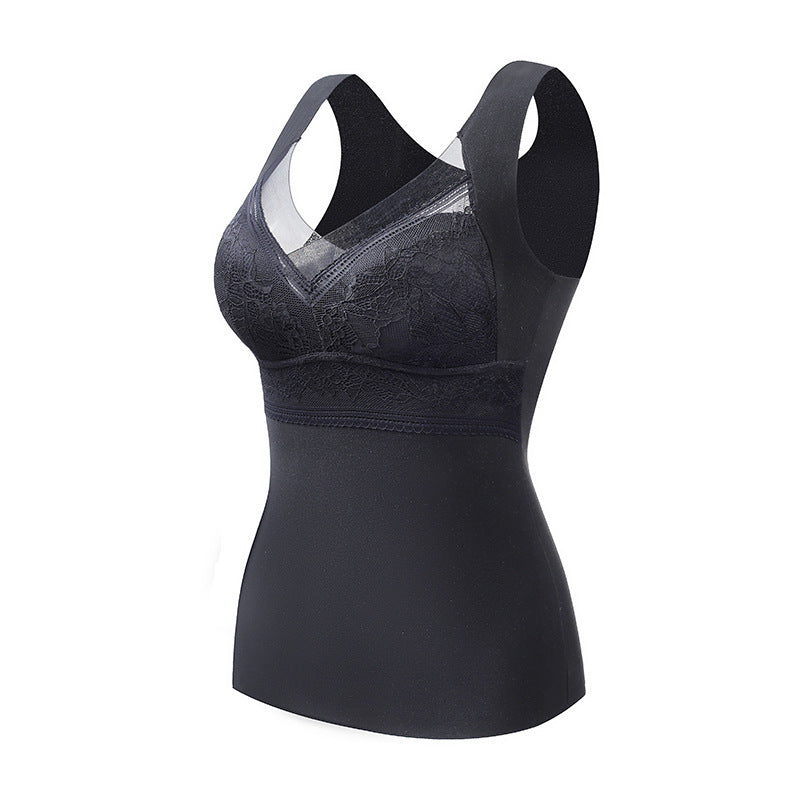 💖2-in-1 Built-in Bra, Wireless Comfort – Women's Thermal Camisole ✨