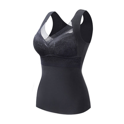 💖2-in-1 Built-in Bra, Wireless Comfort – Women's Thermal Camisole ✨