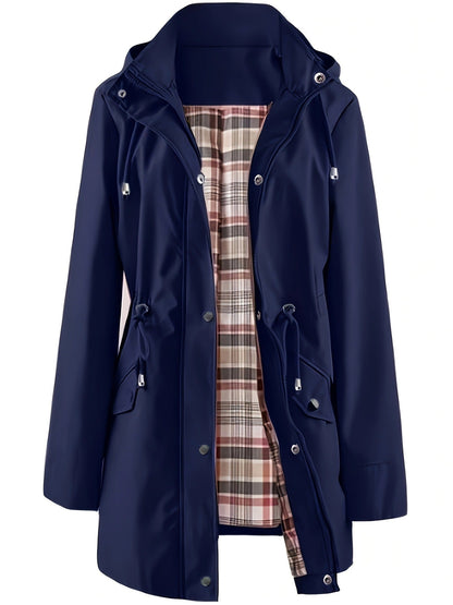 🔧Adjustable Details, Comfort & Practicality🧥 Women's Adjustable Windproof Jacket – Cinched Waist, Elastic Cuffs & Hidden Pockets | Perfect for Daily Commute, Travel & Outdoors, Snug & Free ✨