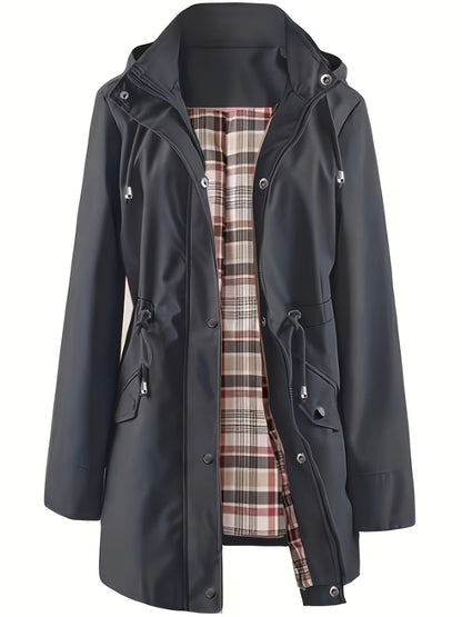🔧Adjustable Details, Comfort & Practicality🧥 Women's Adjustable Windproof Jacket – Cinched Waist, Elastic Cuffs & Hidden Pockets | Perfect for Daily Commute, Travel & Outdoors, Snug & Free ✨