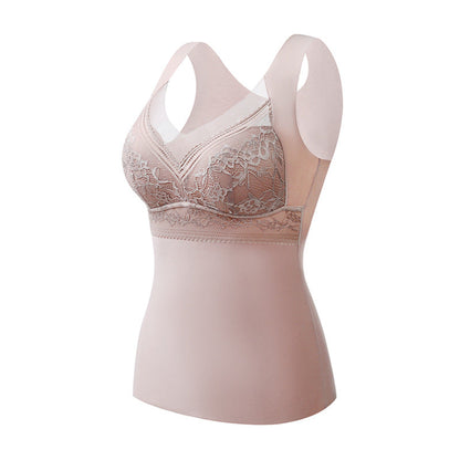 💖2-in-1 Built-in Bra, Wireless Comfort – Women's Thermal Camisole ✨
