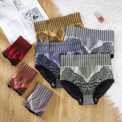 【🔥6pcs 🔥】 Noua dantelă cu talie înaltă lenjerie de corp pentru femei