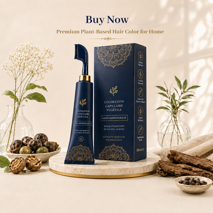 🛡️Ammonia-Free & Gentle, Plant-Based💇 Comb-In Hair Color – Sensitive Scalp Friendly | Perfect for Those Sensitive to Ammonia, Safe At-Home Coloring ✨