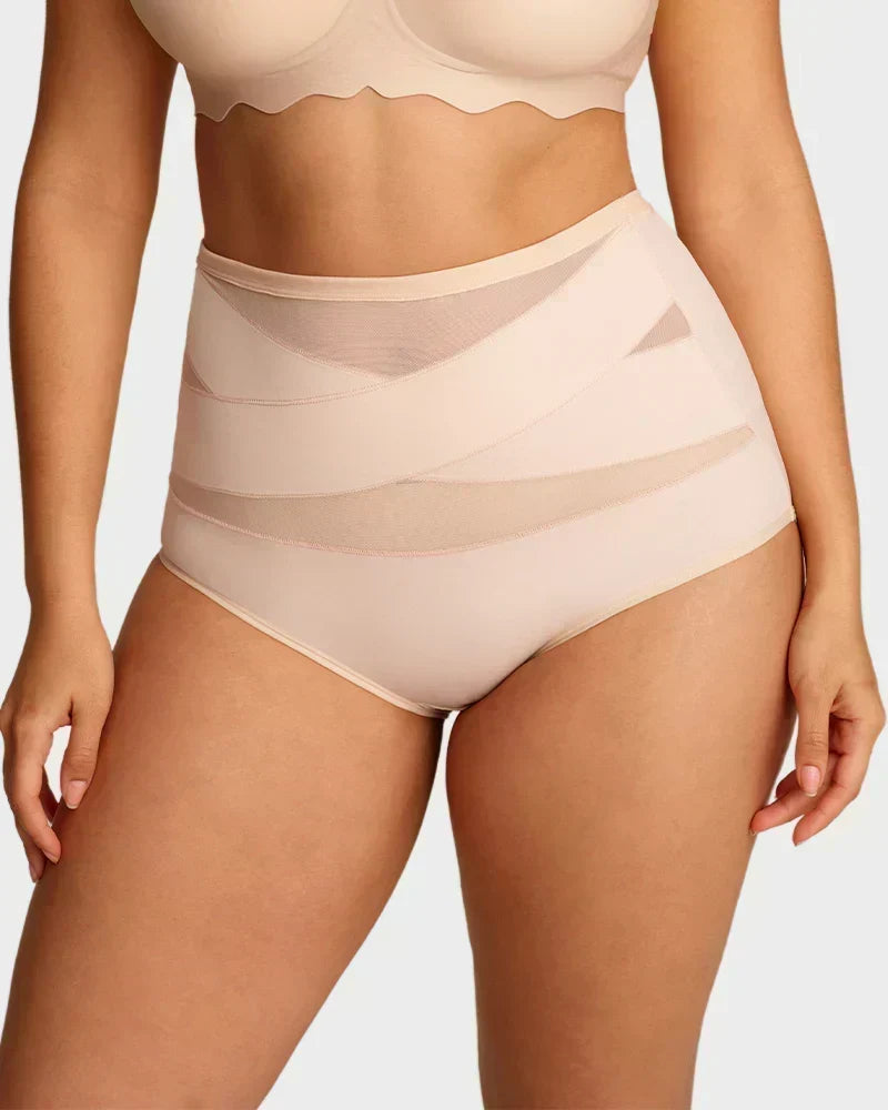 🩺Antibacterial Cotton Gusset, Healthy Care✨ Plus-Size High-Waist Tummy Control Panties – Antibacterial Cotton Gusset & Precise Stitching | Reduces Friction, All-Day Freshness ✨