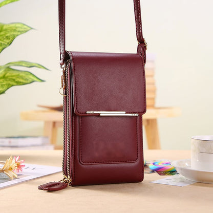 🏆Last Day Promotion：ONLY ￡7.99!!👜📱 Simple and elegant women's touchscreen crossbody phone wallet3