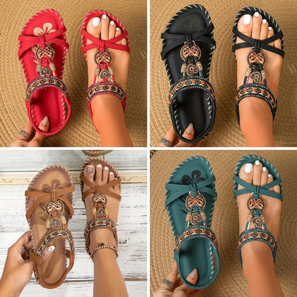 ✨ Sandale Noi în Stil Boem – Eleganță Relaxată și Detalii Artizanale 🌿