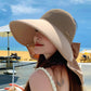 👒☀️ Pălărie de Soare cu Bor Larg și Guler Detasabil – Protecție Totală & Design Aerisit! 🌸✨