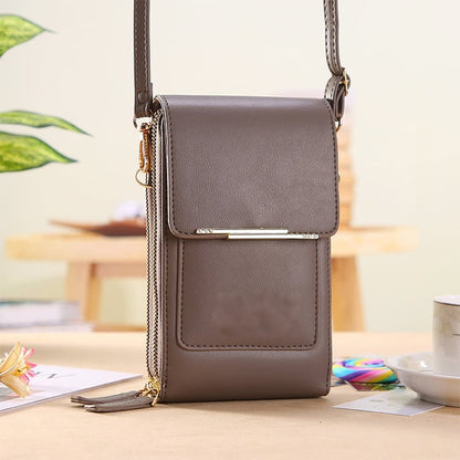 🏆Last Day Promotion：ONLY ￡7.99!!👜📱 Simple and elegant women's touchscreen crossbody phone wallet3