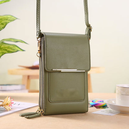 🏆Last Day Promotion：ONLY ￡7.99!!👜📱 Simple and elegant women's touchscreen crossbody phone wallet3