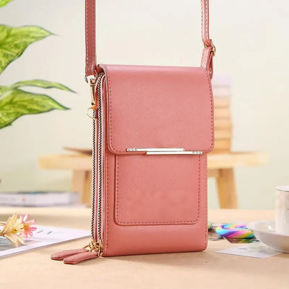 🏆Last Day Promotion：ONLY ￡7.99!!👜📱 Simple and elegant women's touchscreen crossbody phone wallet3