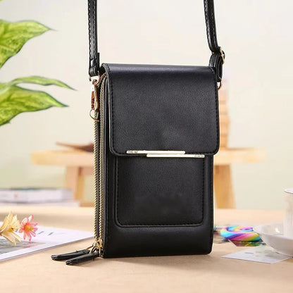 🏆Last Day Promotion：ONLY ￡7.99!!👜📱 Simple and elegant women's touchscreen crossbody phone wallet3