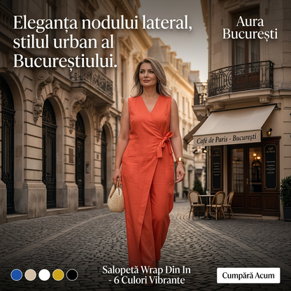 💖 Salopetă casual pentru femei cu decolteu scoop