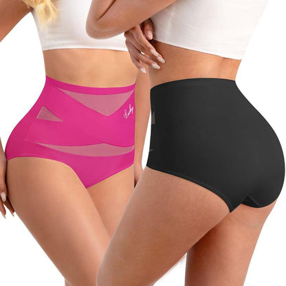🩺Antibacterial Cotton Gusset, Healthy Care✨ Plus-Size High-Waist Tummy Control Panties – Antibacterial Cotton Gusset & Precise Stitching | Reduces Friction, All-Day Freshness ✨