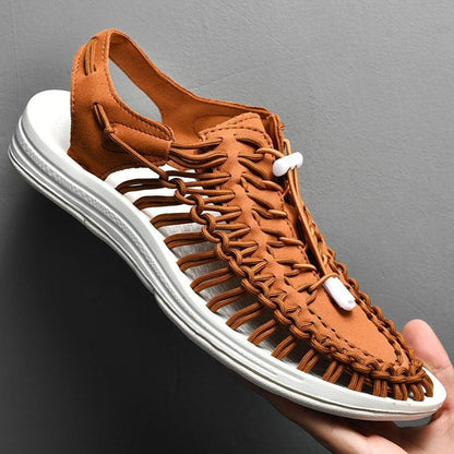 💥Sandale cu cordon rotund pentru bărbați