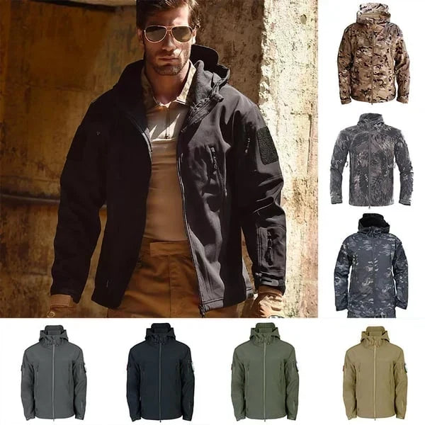 ⏳LAST DAY SALE!!💥 Built for Wind & Rain🌧️Men's Waterproof Insulated Outdoor Jacket