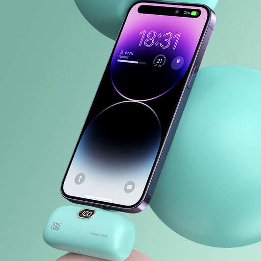 Portabil Lipstick Dimensiune portabil fără fir de putere mobilă 5000mAh