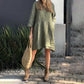 Women’s Casual Solid Color Loose Fit Dress with Pocket