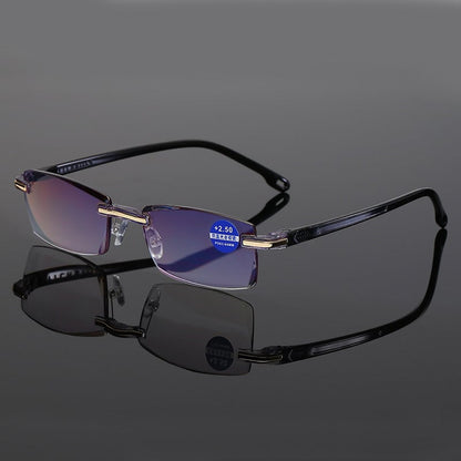 🔄Intelligent Zoom, Near & Far👓 Progressive Multifocal Reading Glasses – Aerospace TR90 & Titanium | Perfect for Reading, Phone & TV, No Need to Remove ✨