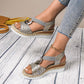 ✨Sandale plate pentru femei la modă, cu elastic 👡