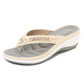 👟【EU36-43】Femei Arch Support Soft Cushion Flip Flops Thong Sandale Papuci de casă