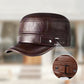 🔥PU Leather Flat Top Thermal Baseball Cap