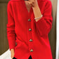 【S-XL】💖Femeii Casual Iarna Plain Yarn Lână Yarn Buton Cardigan