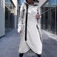 ✨Modă buzunar adânc Irregular Hem Hooded Coat