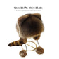 🎁✨Pălărie drăguță din blană faux plush cu coadă de raton
