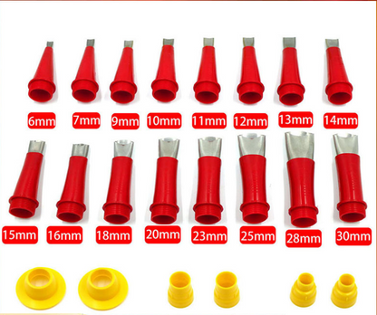 Kit universal integrat de unelte pentru duze de cauciuc