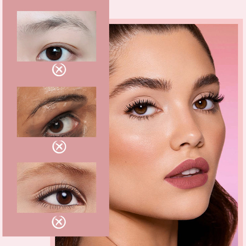 🥳BUY 1 GET 1 FREE: £9.99!! 💞HOT SALE! 👁️✨ All-Day Curl & Volume, Smudge-Proof! Waterproof 2-in-1 Mascara for Natural Lashes 💖