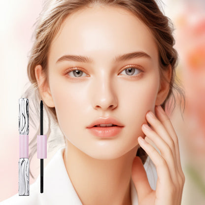 🥳BUY 1 GET 1 FREE: £9.99!! 💞HOT SALE! 👁️✨ All-Day Curl & Volume, Smudge-Proof! Waterproof 2-in-1 Mascara for Natural Lashes 💖