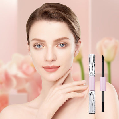 🥳BUY 1 GET 1 FREE: £9.99!! 💞HOT SALE! 👁️✨ All-Day Curl & Volume, Smudge-Proof! Waterproof 2-in-1 Mascara for Natural Lashes 💖