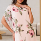 👗Rochie din șifon Blush Petal Flow
