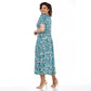 🌸【S-4XL】 Rochie de vară din șifon cu dungi