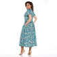 🌸【S-4XL】 Rochie de vară din șifon cu dungi