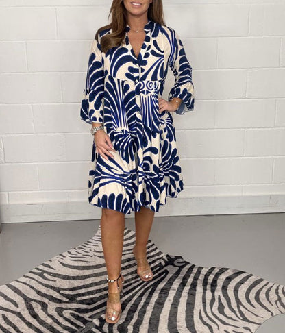 👗Fustă cu imprimeu tânără și confortabilă