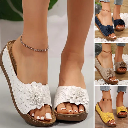 🌸Sandale florale antiderapante confortabile pentru femei