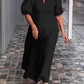 🎉【M-3XL】Rochie cu mâneci cu bule din bumbac și in de culoare solidă