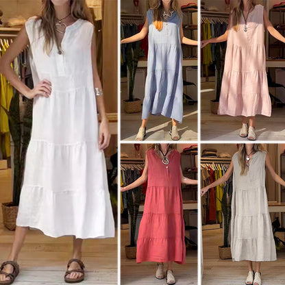 👗New Vintage bumbac lenjerie Plus Dimensiune rochii