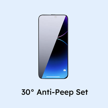🔥 Cumpărați 1 obțineți 1 GRATUIT🔥 Set de film temperat Multi-Angle Anti-Peep pentru iPhone