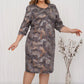 🌸 Women's Elegant Plus Size Floral Print Dress