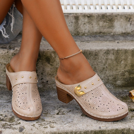 【EU 36-43】👡2025 Sandale noi cu toc gros