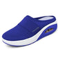 🔥 EU 35-43 🌺👡 Papuci cu toc înclinat din material casual pentru femei 🌿🌬️