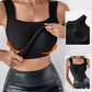 Shaping tank top with built-in bra